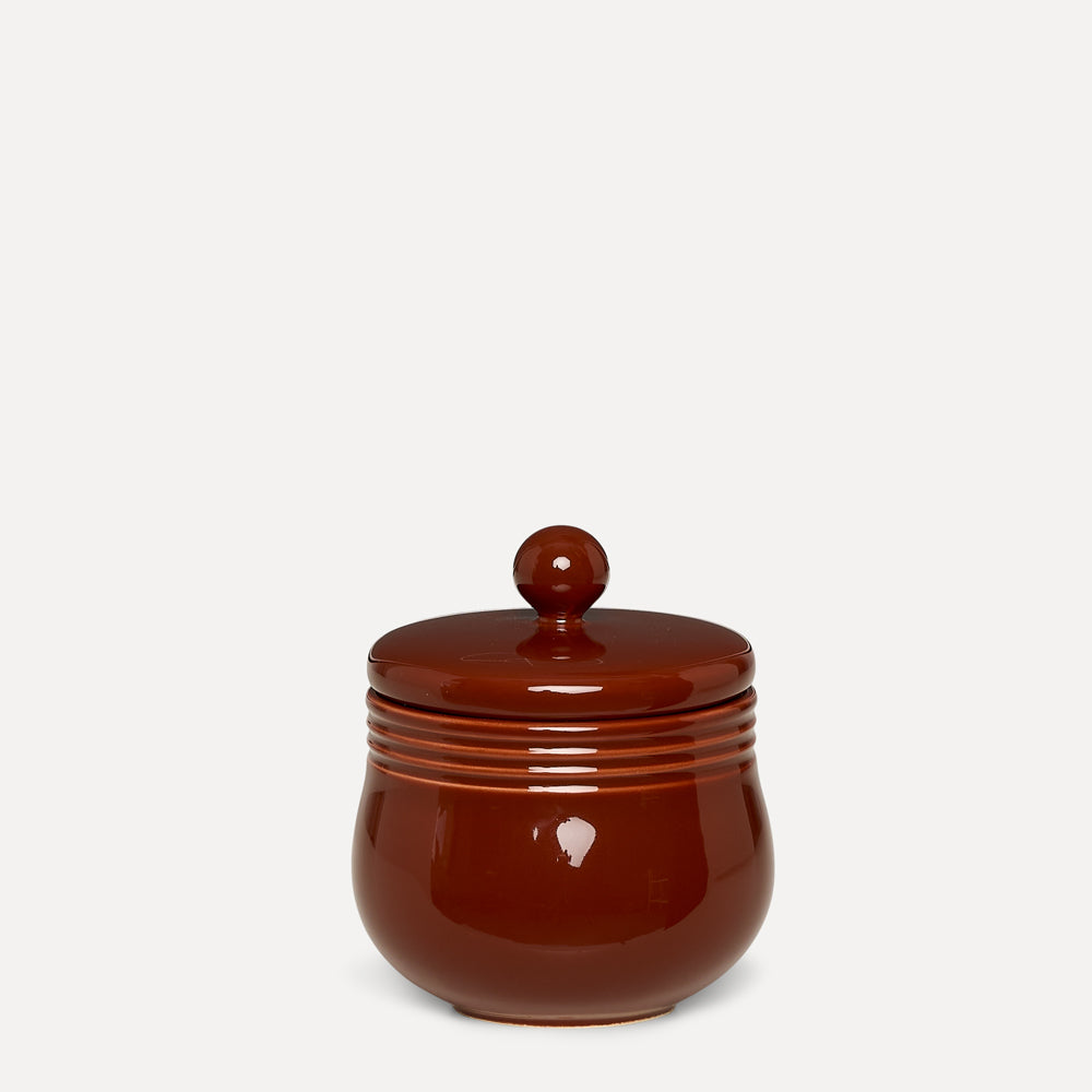 Bolle med lokk - Terracotta