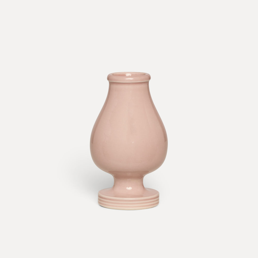 Vase med fot - Soft Rose